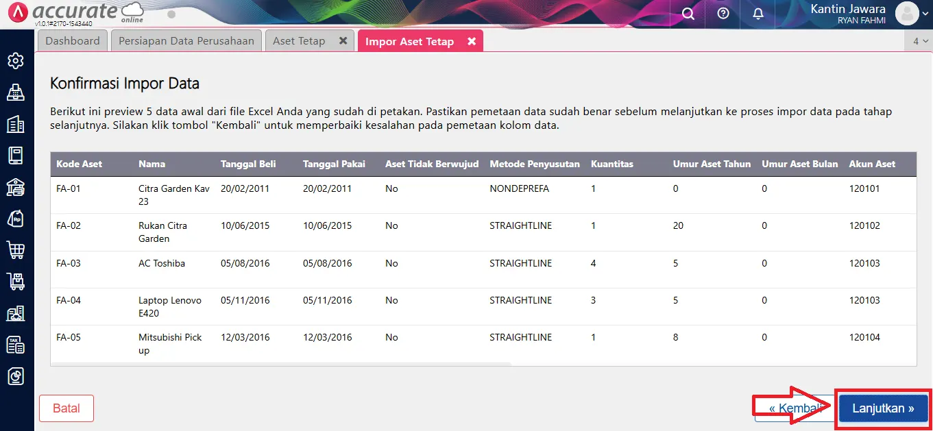 Cara Impor Aset Tetap